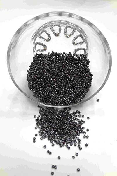 Limelia Μαύρες χάντρες άμμου 2 mm 50 γρ