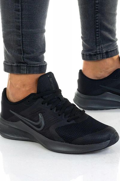 Nike Downshifter 11 G. S. Black Walking and Running Shoes