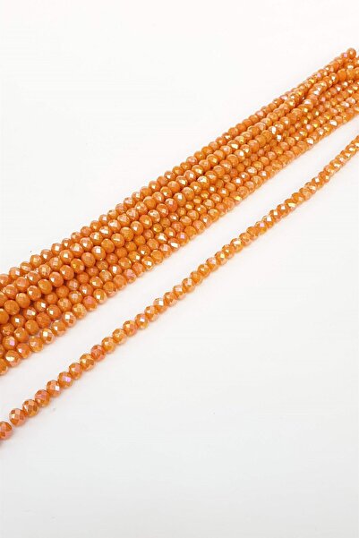 Bontex Мат Джанджанли Оранжева кристална мъниста 8 мм – Мъниста