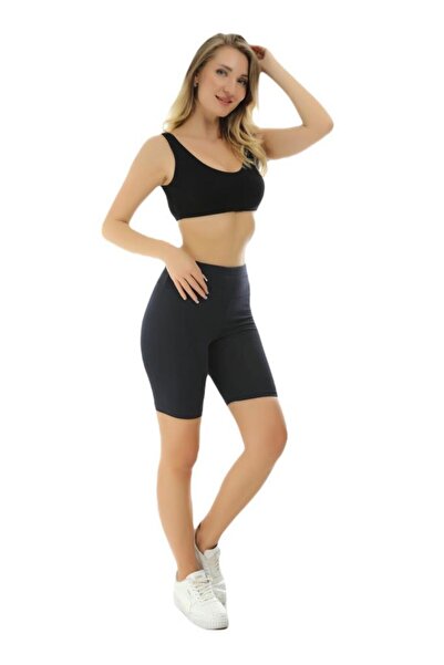 Almila Thick Belt (LICRAL) High Waist Short Shorts Women's Leggings 2044