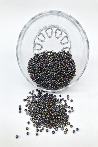 Limelia Χάντρες άμμου με επίστρωση γκρι χρώματος 3 χιλιοστά