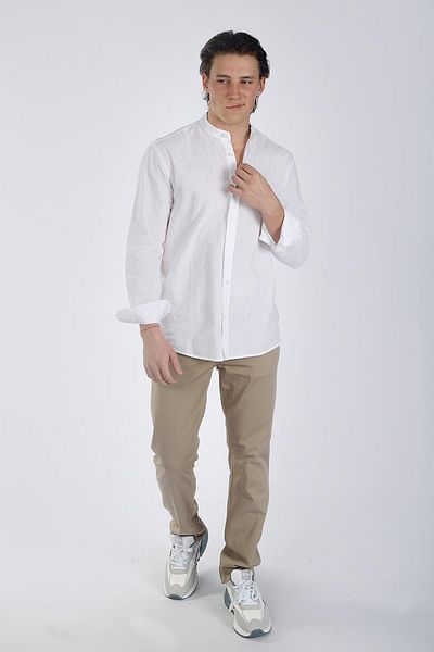Lee Cooper Julsa Men's Woven Shirt White