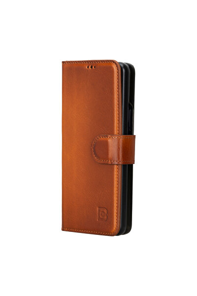 Bouletta Samsung Galaxy Z Fold5 Uyumlu Deri Cüzdanlı Kılıf RST2EF