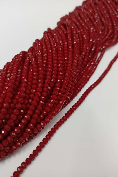 Limelia Средно червено кристално мънисто 4 мм