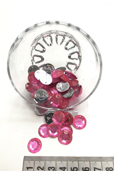 Limelia Розов кръгъл пластмасов стълбов камък 20 гр.