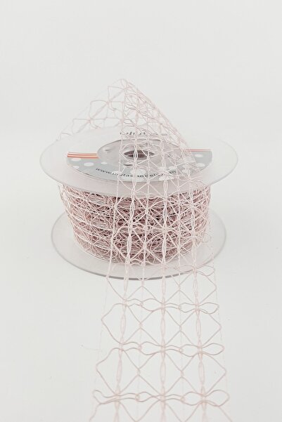 Limelia Panglică din dantelă pudrată închisă 4 cm 10 m