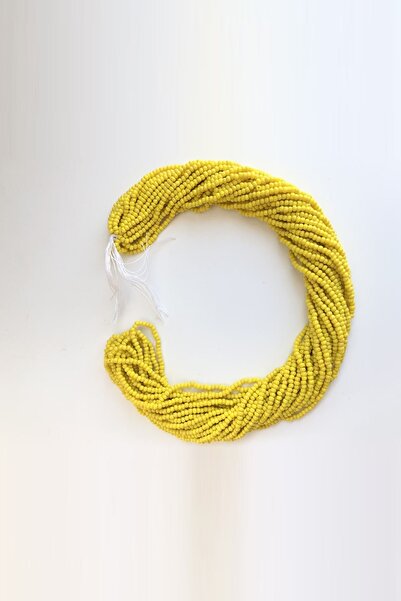 Limelia Mărgele de nisip galbene mat 2 mm