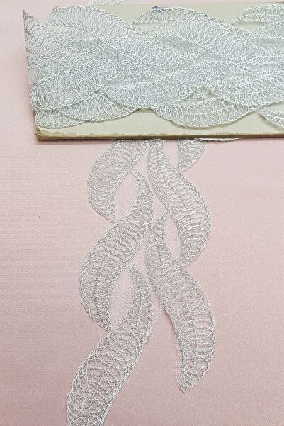 Bontex Srebrni Sa šljokicama Francuski gipur Čipka – Čipka