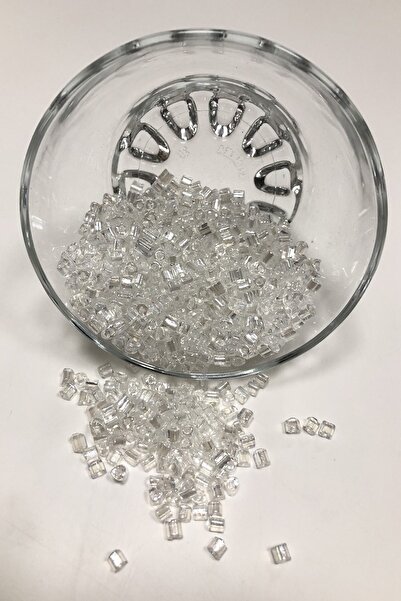 Limelia Прозрачни големи изрязани мъниста Jablonex 50 г