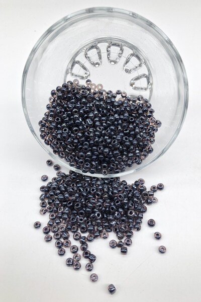 Limelia Mărgele de nisip transparent afumat 4 mm