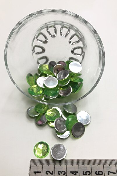 Limelia Πράσινη Στρογγυλή Πλαστική Πέτρα 20 γρ