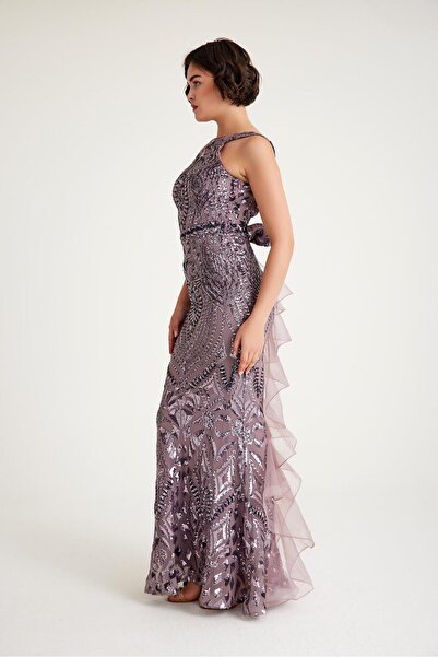 MAXXE 5860PAY PAYETLİ ABİYE ELBİSE