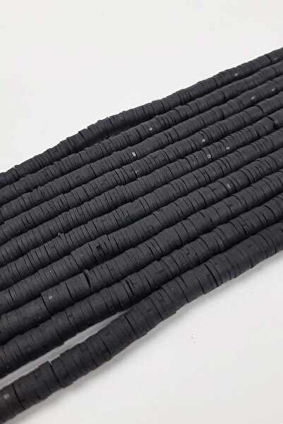 Limelia Черни мъниста от тесто Fimo