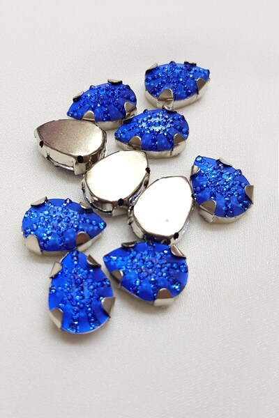 Limelia Piatra de stâlp cu carcasă albastră 1-1,5cm 10 buc