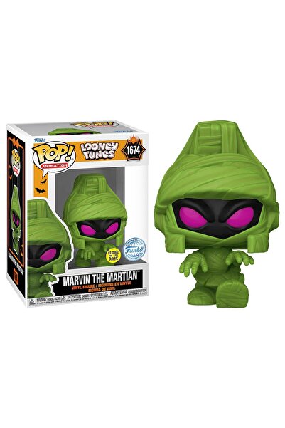 Funko Pop Looney Tunes - Marvin The Martian Mummy Glows İn The Dark Special N...