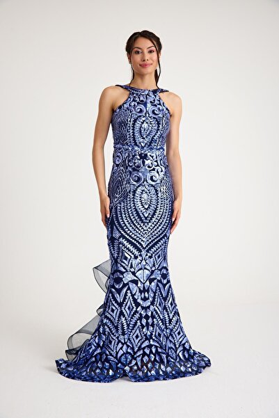 MAXXE 5860PAY PAYETLİ ABİYE ELBİSE