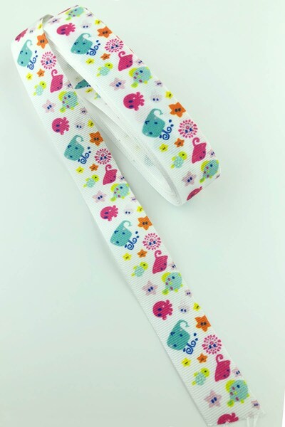 Limelia Panglică Grosgrain Imprimată Animal Mic 10 Mt