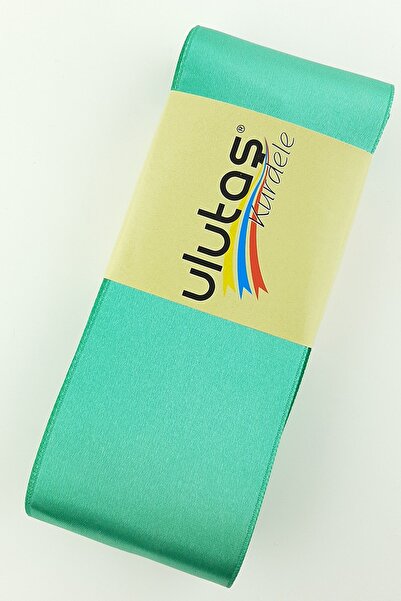 Limelia Panglică din satin verde mentă 6 cm 10 Mt