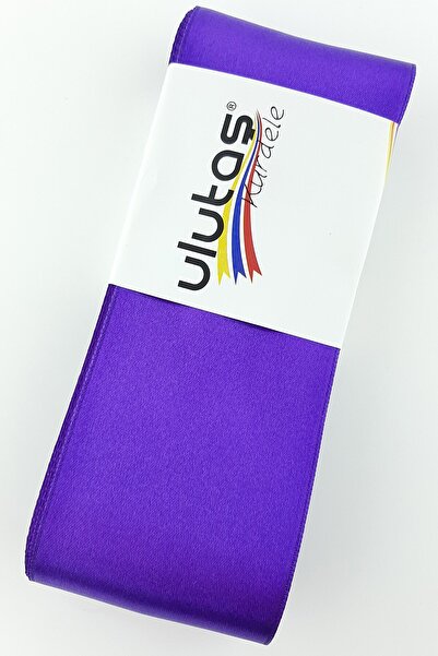 Limelia Panglică din satin violet 6 cm 10 Mt