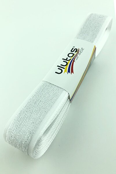 Limelia Panglică Efect Catifea Albă 2,50 Cm