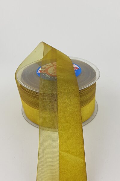 Limelia Panglică galbenă de muștar 4 cm