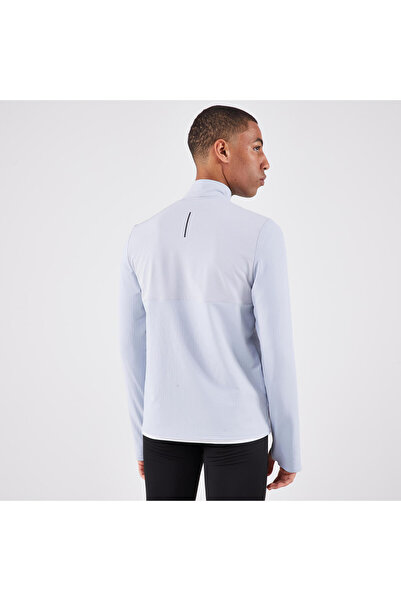 Decathlon Kiprun Men's Long Sleeve Running T-Shirt - Gray - Kiprun Run 500 Warm