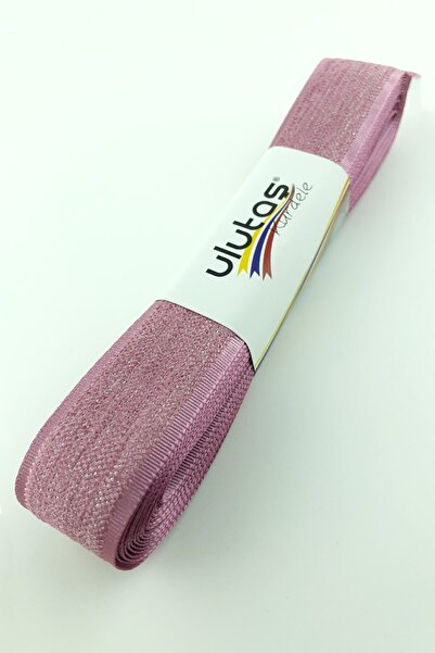 Limelia Панделка с кадифен ефект "Прашно розово" 2.50 см