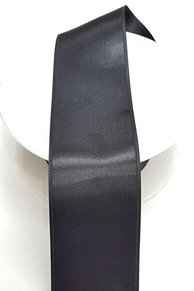 Limelia Panglică din satin negru 6Cm