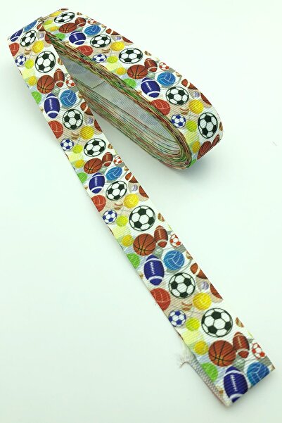 Limelia Panglică Grosgrain Imprimată cu Mingi Colorate 10 Mt