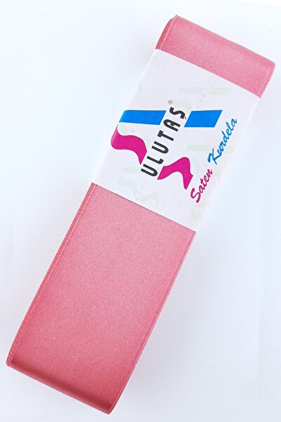 Limelia Panglică din satin cu flori de rodie 4 cm 10 m