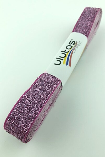 Limelia Panglici cu sclipici din catifea roz