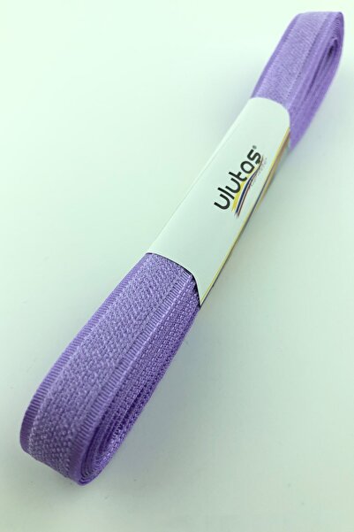 Limelia Panglică cu efect de catifea liliac cu lățime de 1 cm