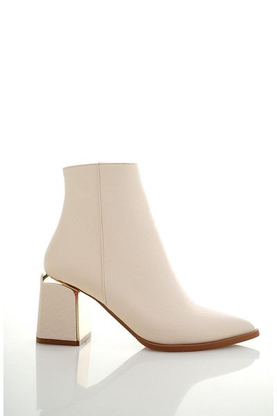 MUGGO Kylie Guaranteed - Pointed Toe Zippered Thick Heel Women's Boots