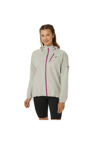 Asics Fujitrail Waterproof Jacket Kadın Bej Ceket 2012c253-200