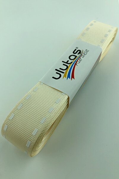 Limelia Panglică cremă cu imprimeu Panglică grosgrain 2,5 cm