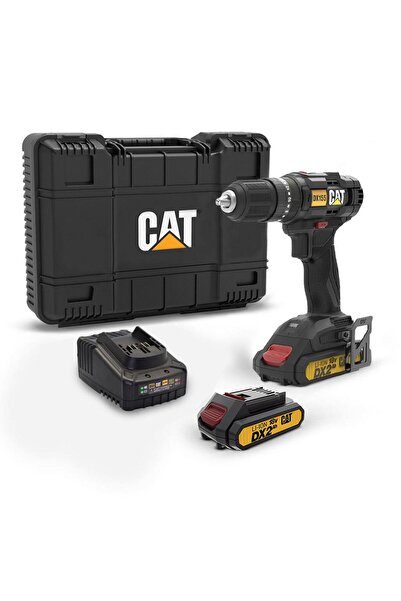 Cat DX155.1 18Volt/2.0Ah Li-ion Çift Akülü Profesyonel Şarjlı Darbeli Matkap