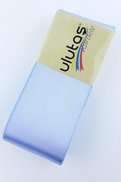 Limelia Panglică din satin albastru gheață deschis 6 cm 10 Mt