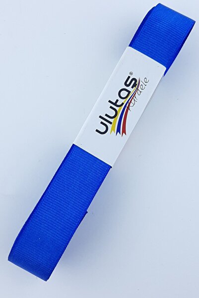 Limelia albastru cobalt Panglică Grosgrain Albastră 2 cm 10 m