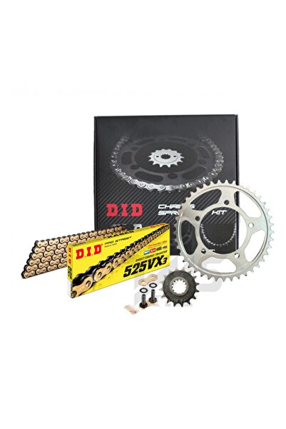 DID SET Dıd Jt Gold Zincir Dişli Seti 525vx3 Yamaha Mt-07 14-20 Jtf1591-16rb ...
