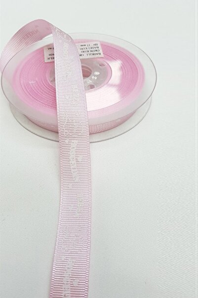 Limelia Panglică cu grosgrain roz lavandă cu tematică pentru bebeluși 1,5 cm