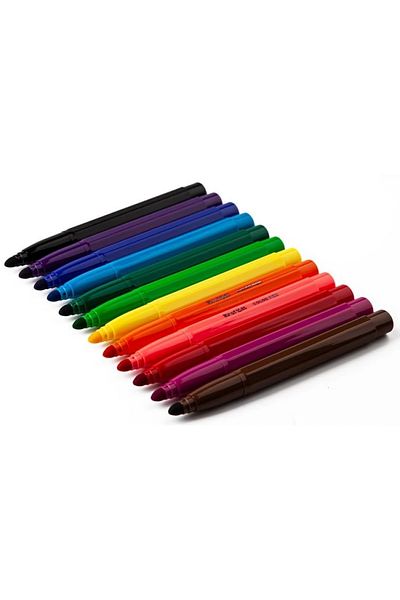 KRAF Jumbo Felt Pen Set of 12 - 275 Model