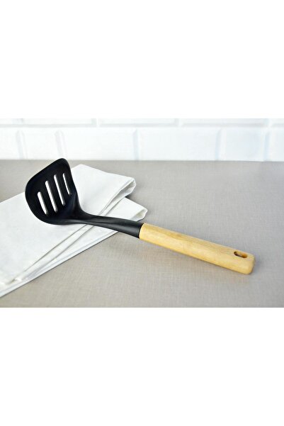 Nishev Small Wooden Handle Potato Masher Kitchen Tool -x000055