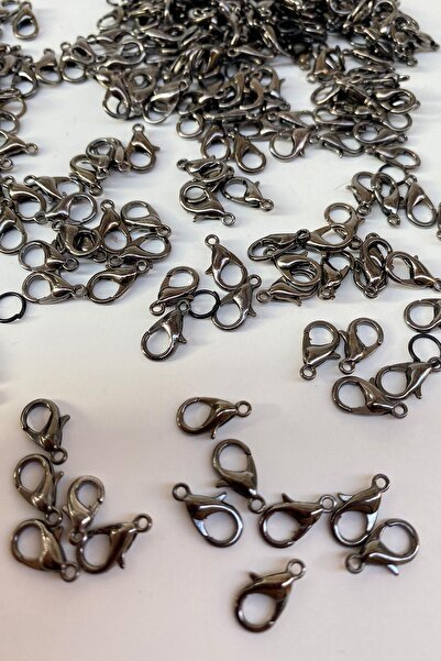 Limelia Κλιπ Παπαγάν Ανθρακί Γκρι 50 Τεμάχια