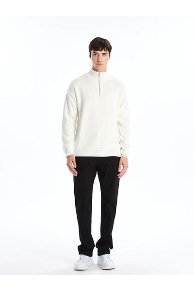 LC Waikiki High Collar Long Sleeve Men's Knitwear Sweater