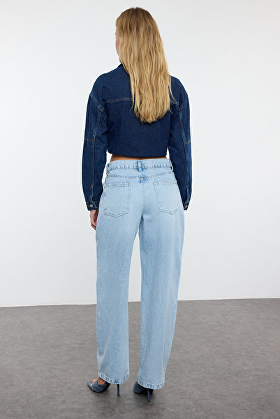 Trendyol Collection Mavi More Sustainable Skater Sneakers Джинси мішкуваті з регулярною талією TWOAW25JE00230