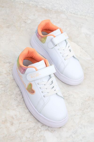 SOHO Weißer Kinder-Sneaker, Modell 19651