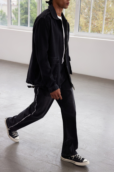 Trendyol Collection Anthracite Color - 100% Cotton Regular Fit Denim Jeans Jacket Tmnaw25Ce00003 - Limited Edition