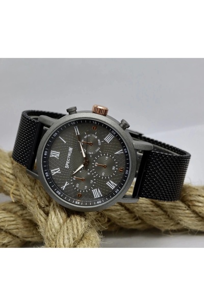 Spectrum Straw Cord Metal Men's Wristwatch Mat-189