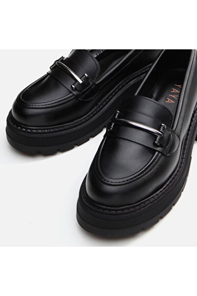 Yaya by Hotiç Siyah Yaya Kadın Loafer