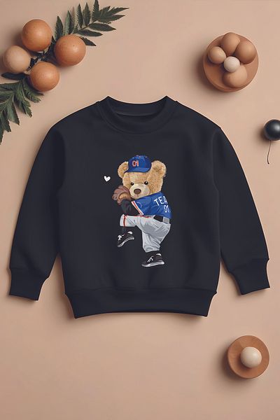 ŞAPKAKİDS Hanorac pentru copii oversize cu imprimeu Boho de fotbalist cu design special 11031